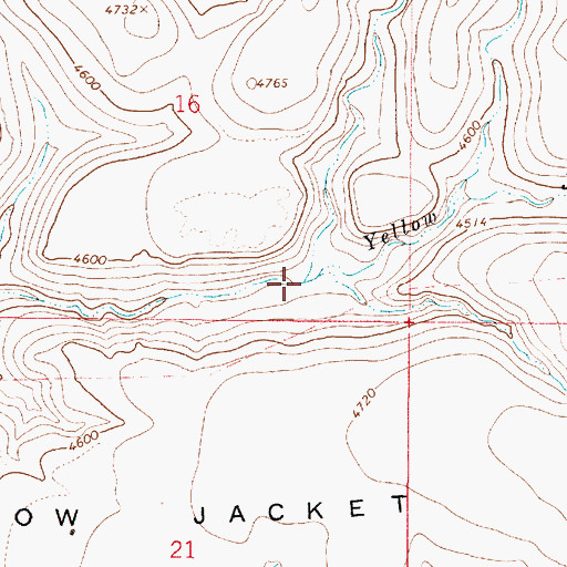 Topographic Map of Spring Gulch, AZ