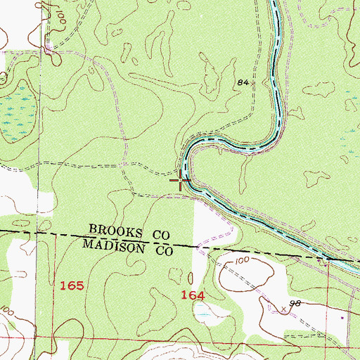 Topographic Map of McIntyre Spring (historical), GA