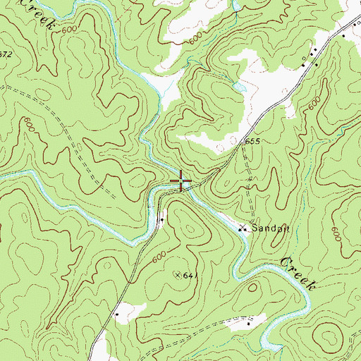 Topographic Map of Brewers Mill (historical), GA