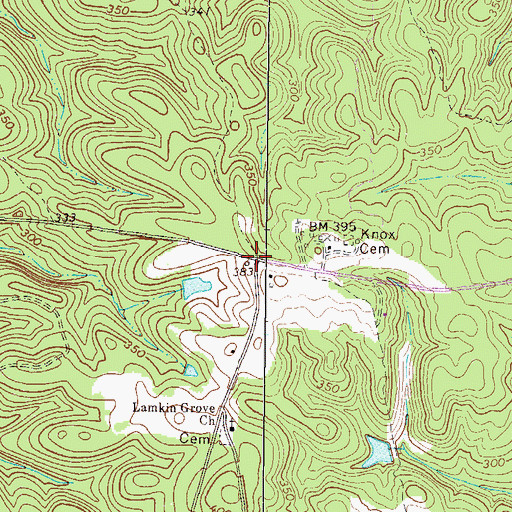 Topographic Map of Delph (historical), GA
