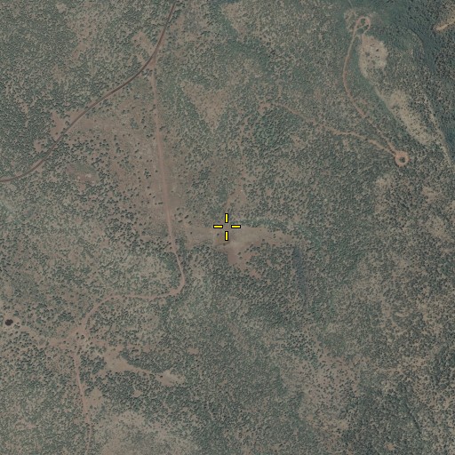 Aerial/Satellite Image of Summit Spring, AZ