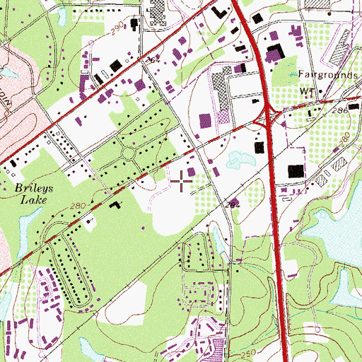 Topographic Map of Remington Avenue Heliport, GA