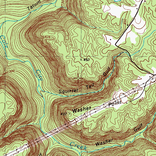 Topographic Map of Cole City Mine, GA