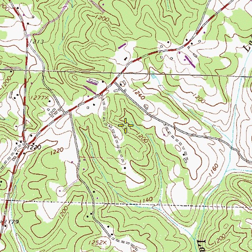 Topographic Map of WKZD-AM (Murrayville), GA