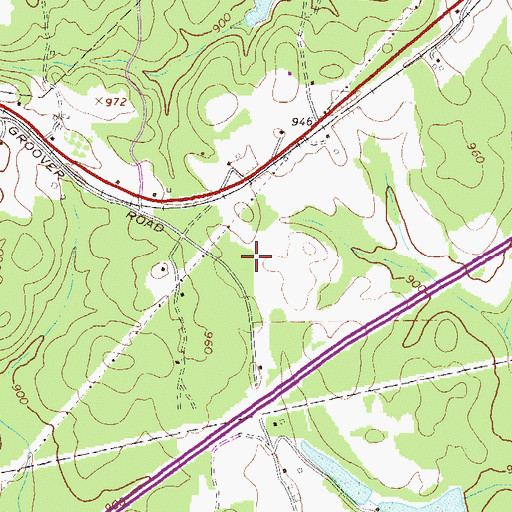 Topographic Map of WMKJ-FM (Newnan), GA