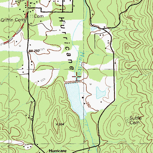Topographic Map of Rays Mill (historical), GA