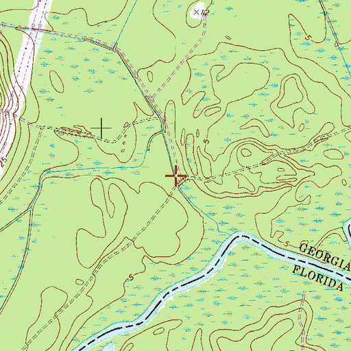 Topographic Map of Woodstock (historical), GA