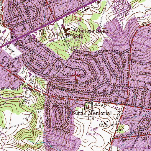 Topographic Map of Fleming Heights, GA