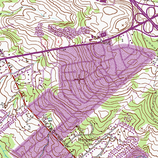 Topographic Map of Southwick, GA