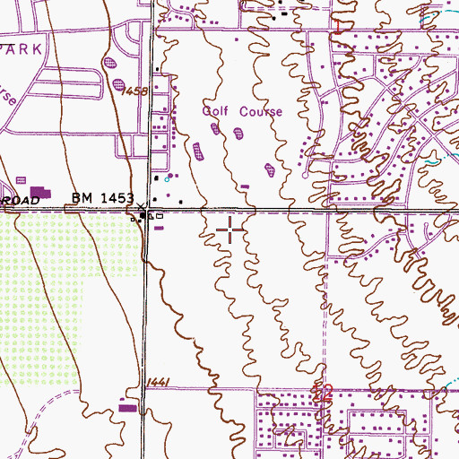 Topographic Map of Palmas del Sol, AZ