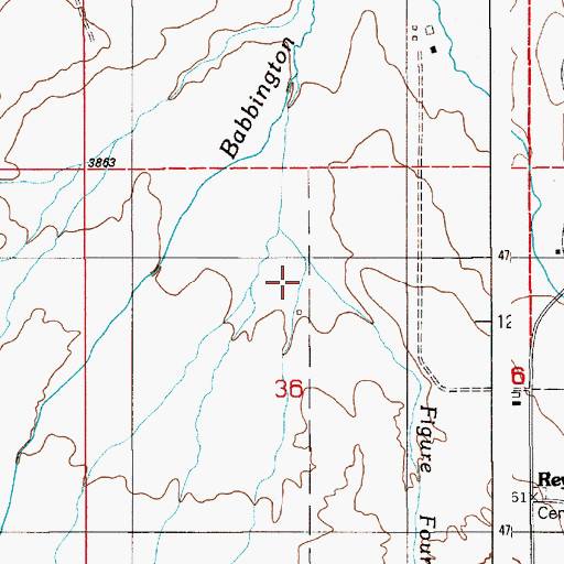 Topographic Map of Gardner Gulch, ID