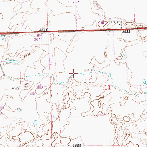 Topographic Map of Lateral B2, ID