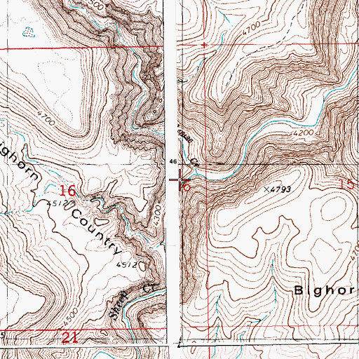 Topographic Map of Louse Creek, ID