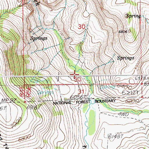 Topographic Map of Wagner Field, ID
