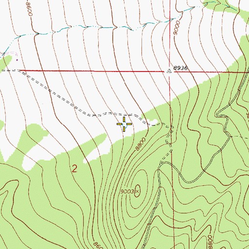 Topographic Map of Alfa Fia Tank, AZ