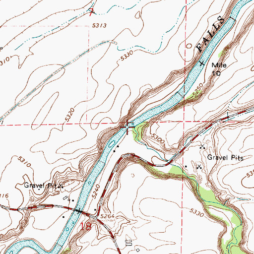 Topographic Map of Conant Creek, ID