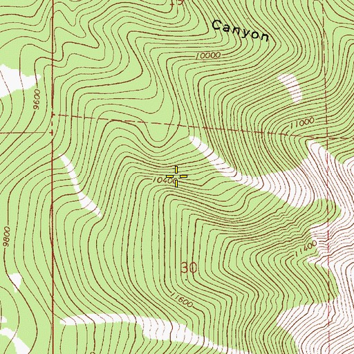Topographic Map of San Francisco Peaks Natural Area, AZ