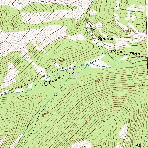Topographic Map of Galena Gulch, ID