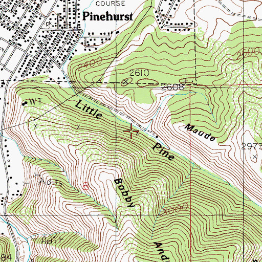 Topographic Map of General Mine, ID