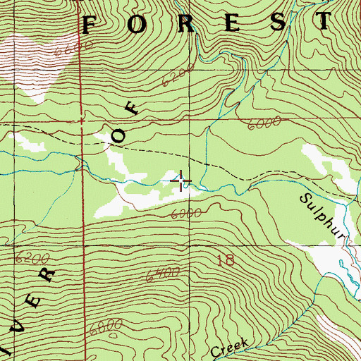Topographic Map of Honeymoon Creek, ID