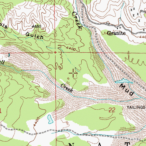 Topographic Map of Illinois Gulch, ID