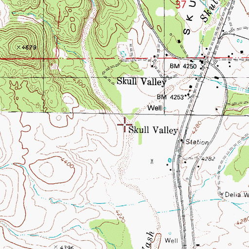 Topographic Map of Coughran Canyon, AZ