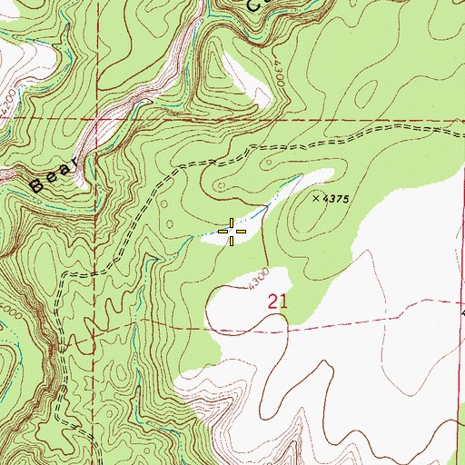 Topographic Map of Daisey Tank, AZ