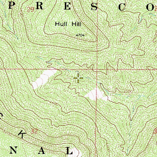 Topographic Map of Grief Hill Water, AZ