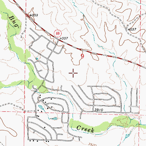 Topographic Map of Mayer Junior Senior High School, AZ