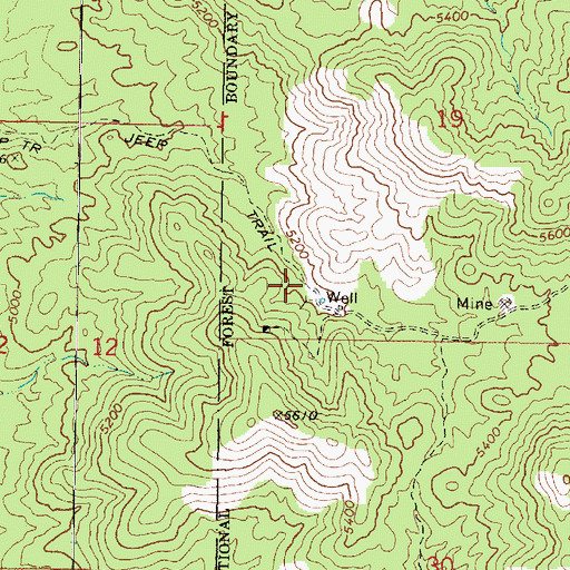 Topographic Map of McNary Siphon, AZ
