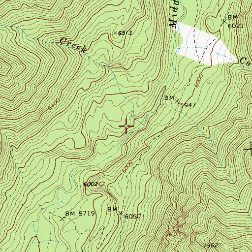 Topographic Map of Lynx Creek, ID