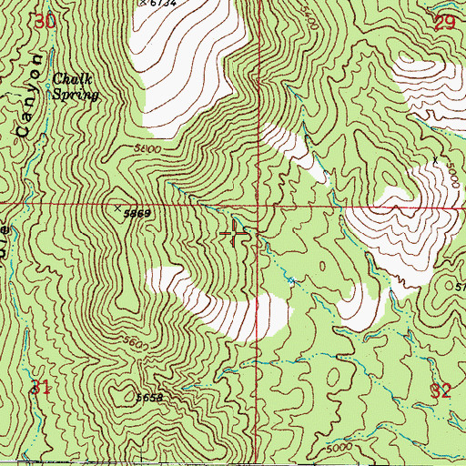 Topographic Map of Monument Section Thirty Two Tank, AZ