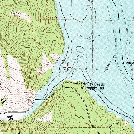 Topographic Map of McCoy Creek, ID