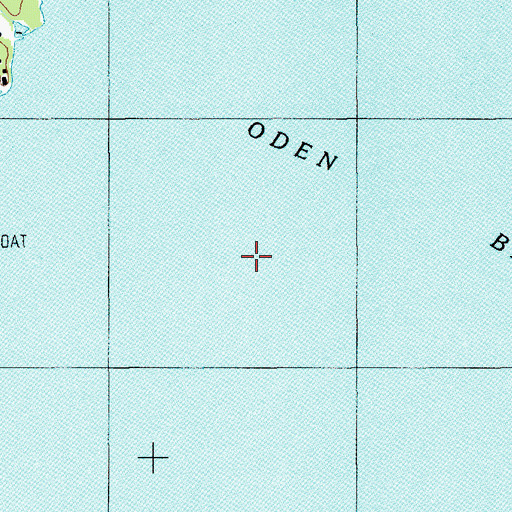 Topographic Map of Oden Bay, ID