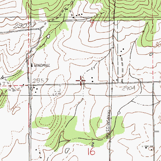Topographic Map of Park, ID