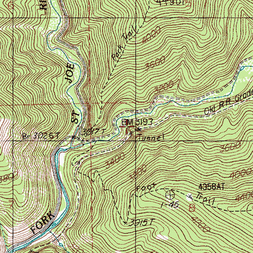 Topographic Map of Pearson, ID