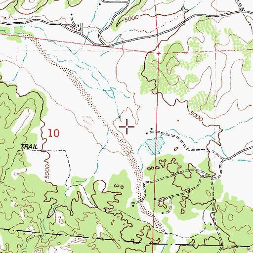Topographic Map of Stringfield, AZ
