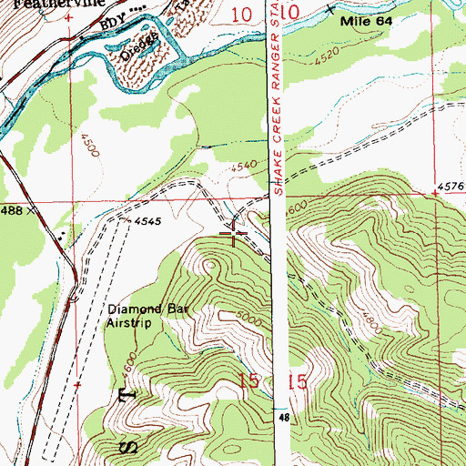 Topographic Map of Pine Gulch, ID