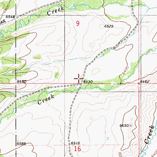 Topographic Map of Smoky Canyon, ID