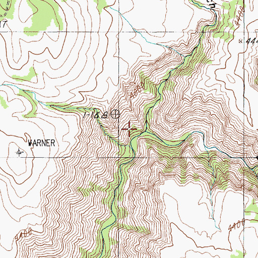 Topographic Map of Summit Gulch, ID