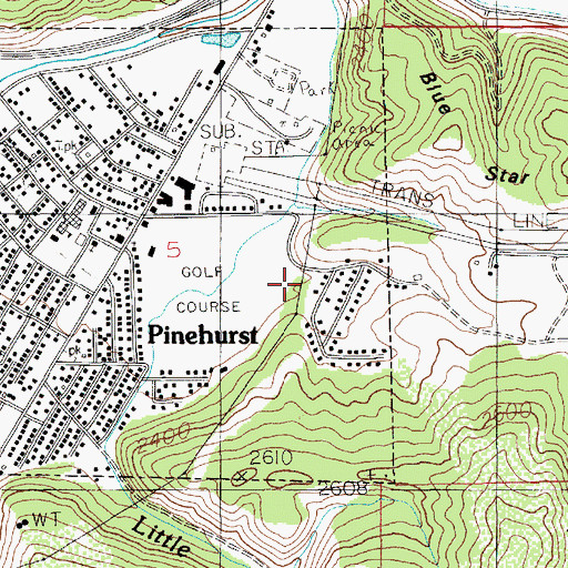 Topographic Map of Tucker Gulch, ID