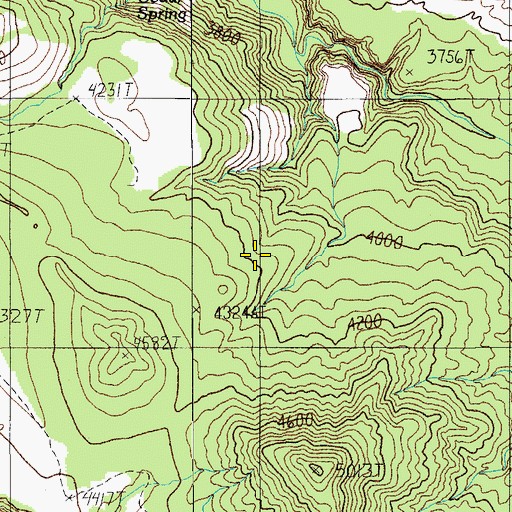 Topographic Map of Cedar Spring, AZ