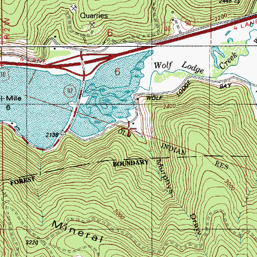 Topographic Map of Murphys Draw, ID
