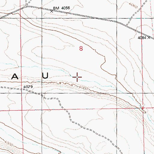 Topographic Map of Bruneau Desert, ID