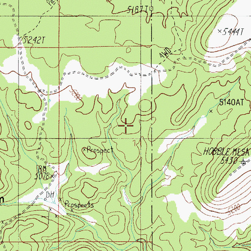 Topographic Map of House Spring, AZ
