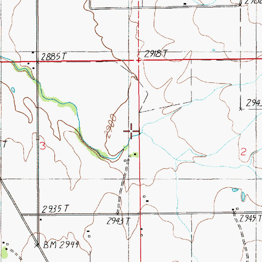 Topographic Map of Sucker Creek, ID