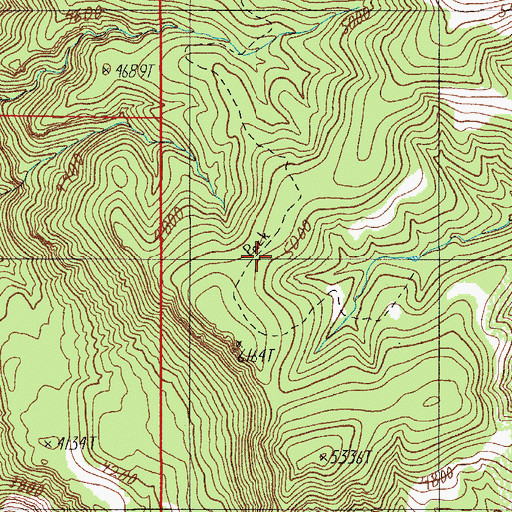 Topographic Map of North Cooper Fork Tank, AZ