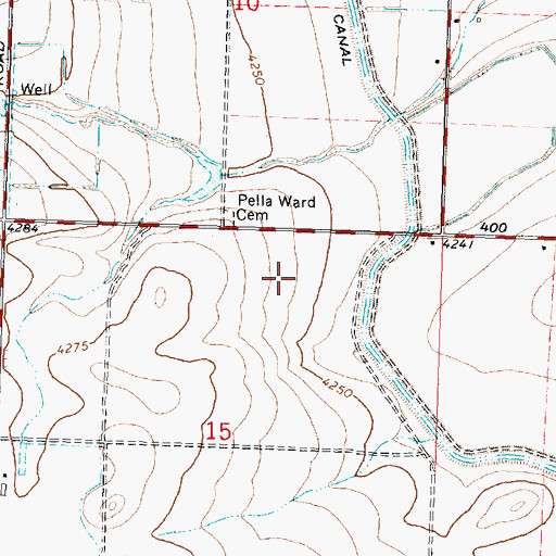 Topographic Map of Savage Ranch Landing Area (historical), ID