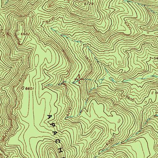 Topographic Map of Rock Hole Spring, AZ