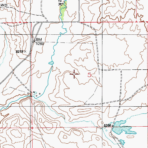 Topographic Map of Nettleton Dam, ID